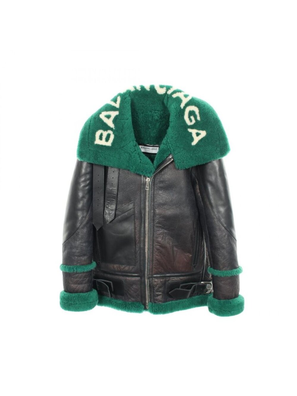 Balenciaga Leather Jacket Oversized